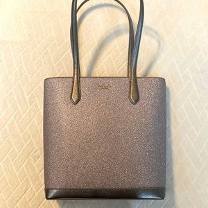 Kate Spade lilac sparkle hand bag/tote/shoulder bag
